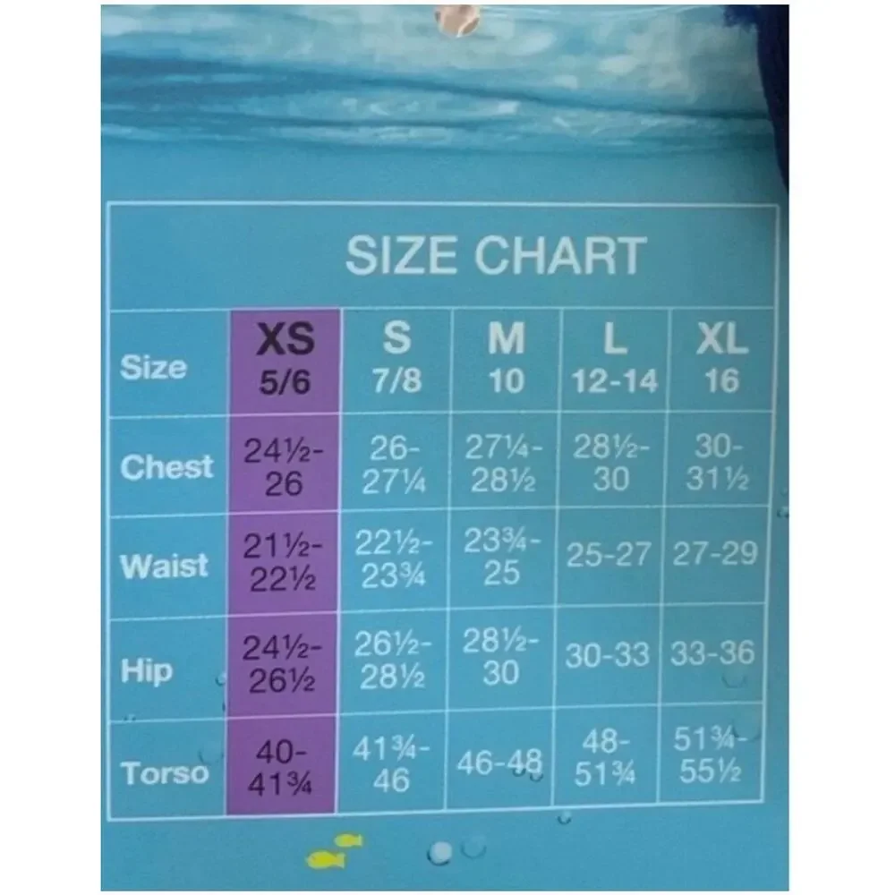 Speedo Girls Racerback One Piece Swimsuit Blue Green XS (5/6)